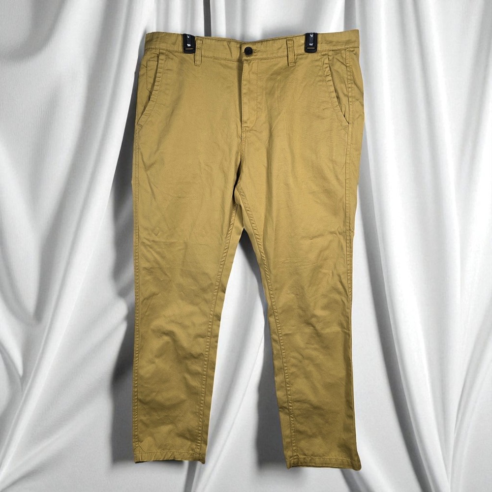 Matchstick Chino Pants Mens Size 38 Casual Khaki Comfort Stretch Streetwear NWT‎